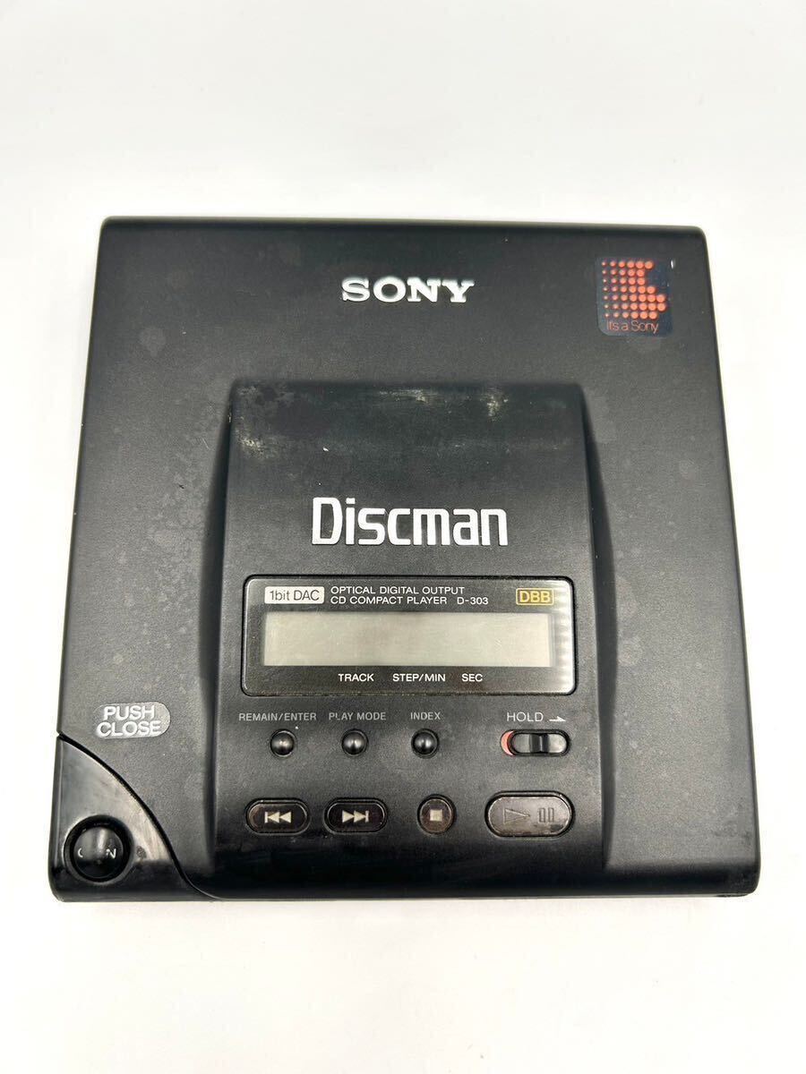 [ electrification possible ]SONY Sony disk man Discman compact disk player COMPACT DISC PLAYER D-303