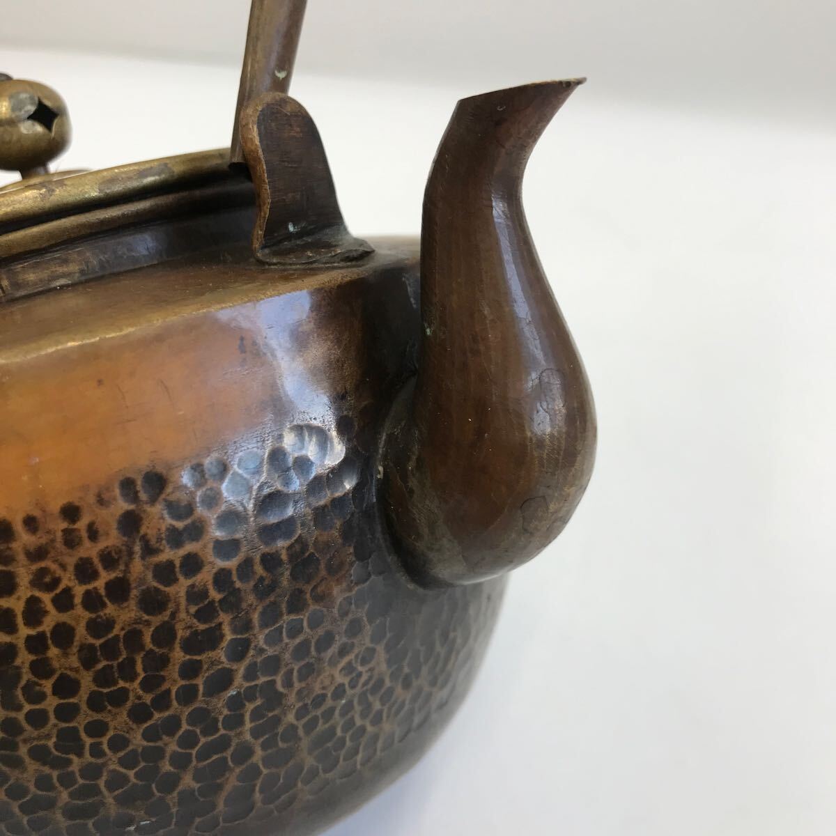古物 銅製 やかん 急須 茶道具 煎茶道具 茶器 湯沸 水注 の画像5