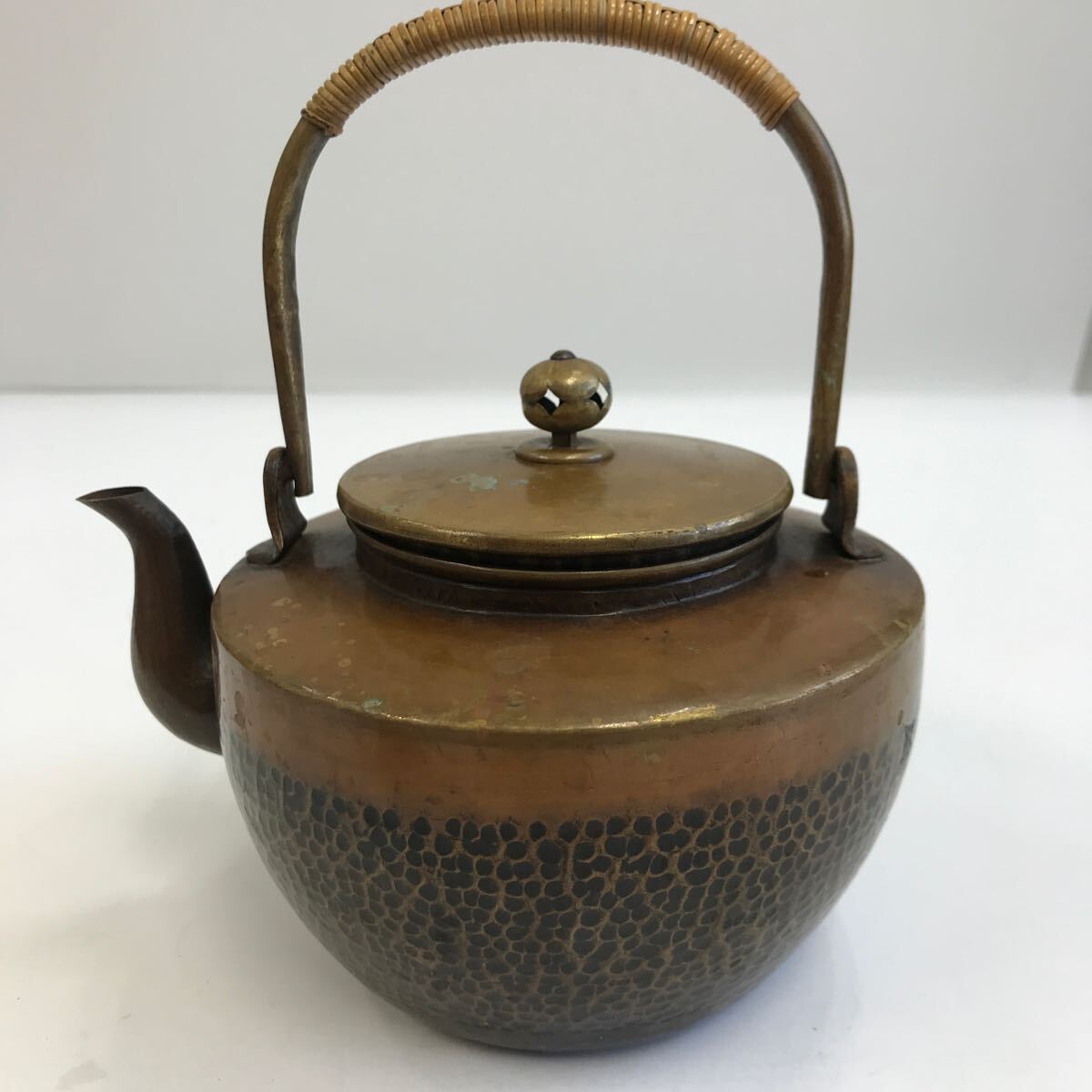 古物 銅製 やかん 急須 茶道具 煎茶道具 茶器 湯沸 水注 の画像6