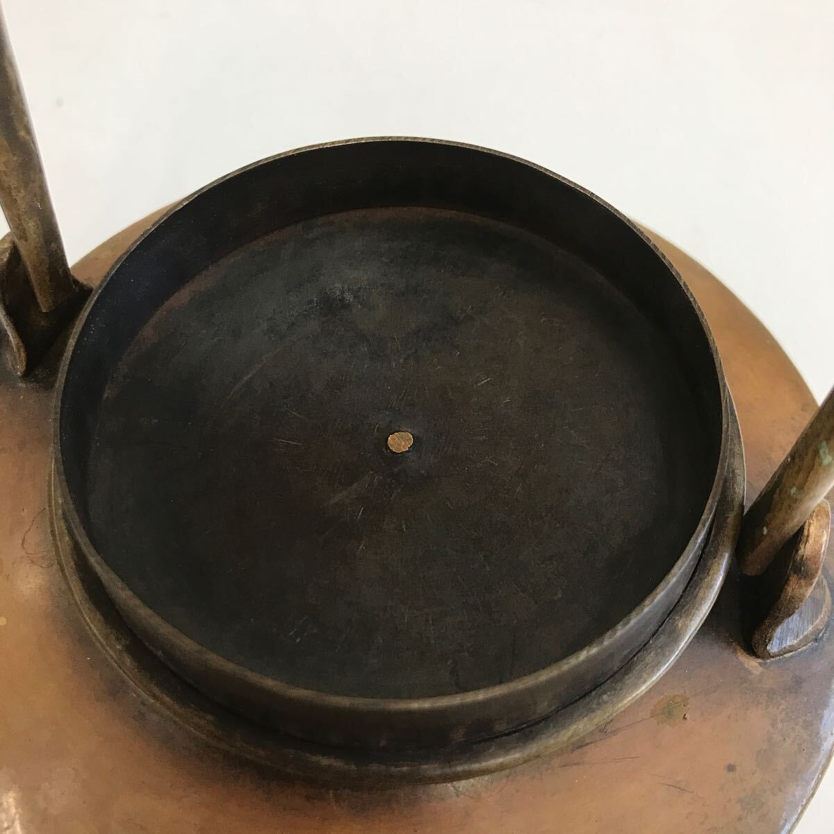 古物 銅製 やかん 急須 茶道具 煎茶道具 茶器 湯沸 水注 の画像7