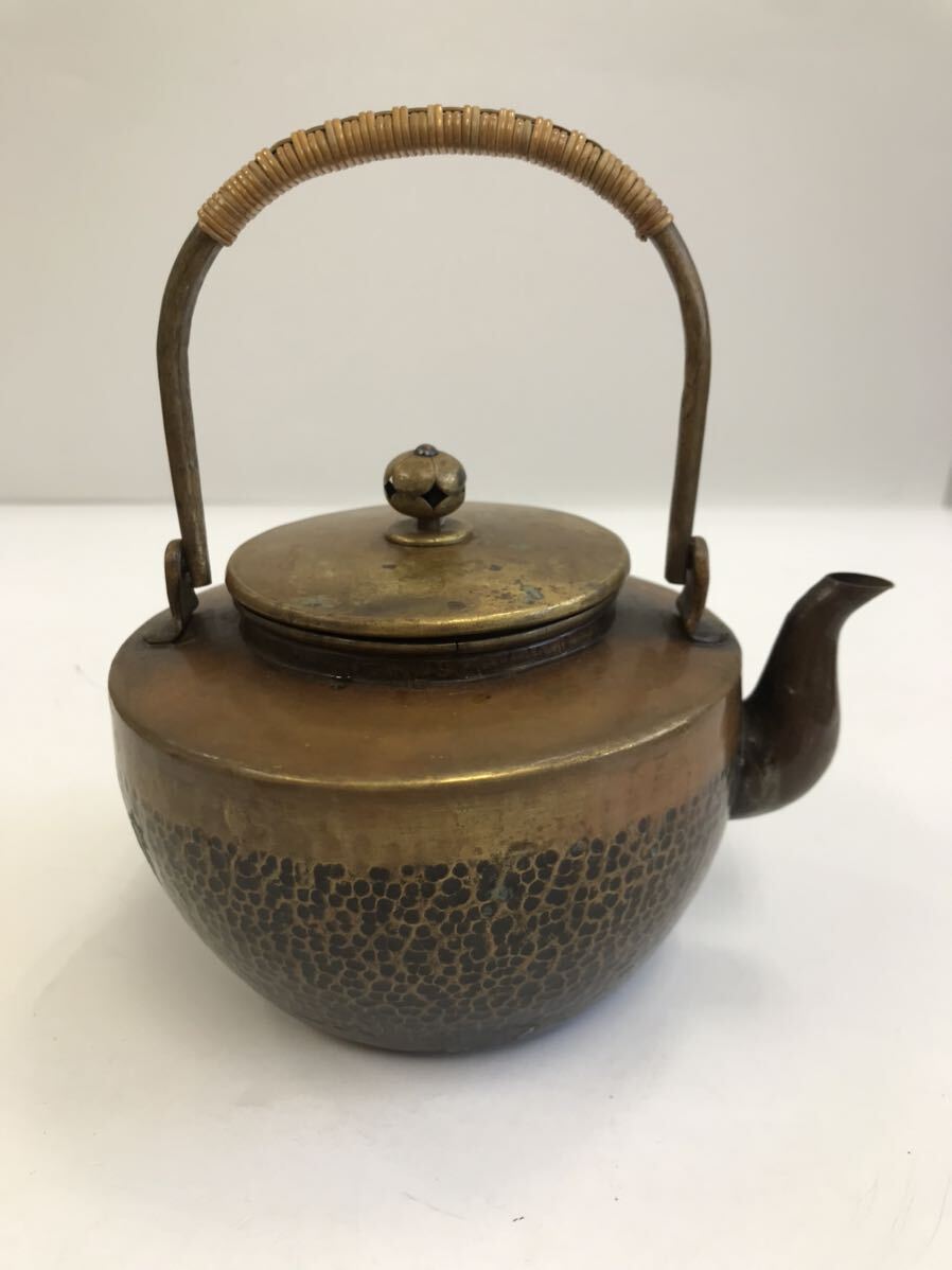 古物 銅製 やかん 急須 茶道具 煎茶道具 茶器 湯沸 水注 の画像2