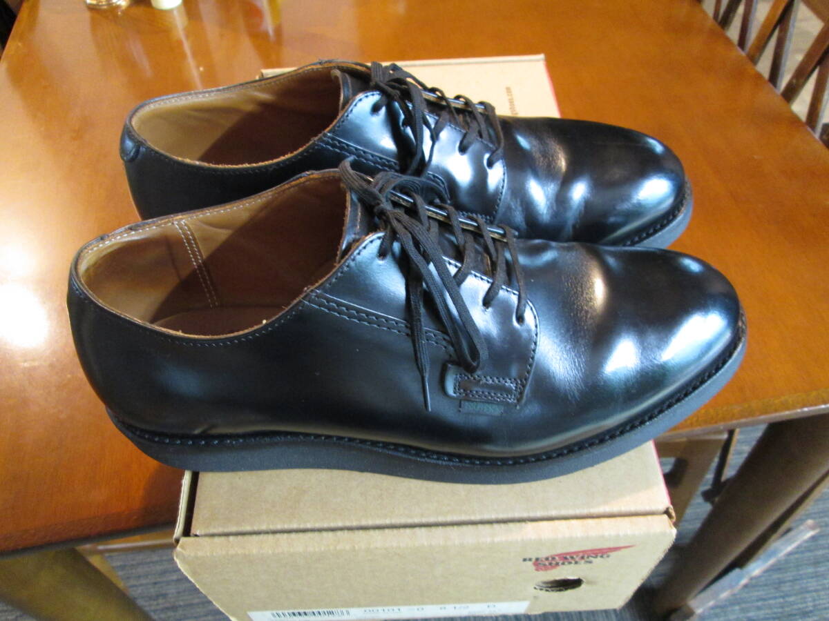 * beautiful goods [8.5D] Red Wing 101 post man shoes black black car palaru short shoes low cut 