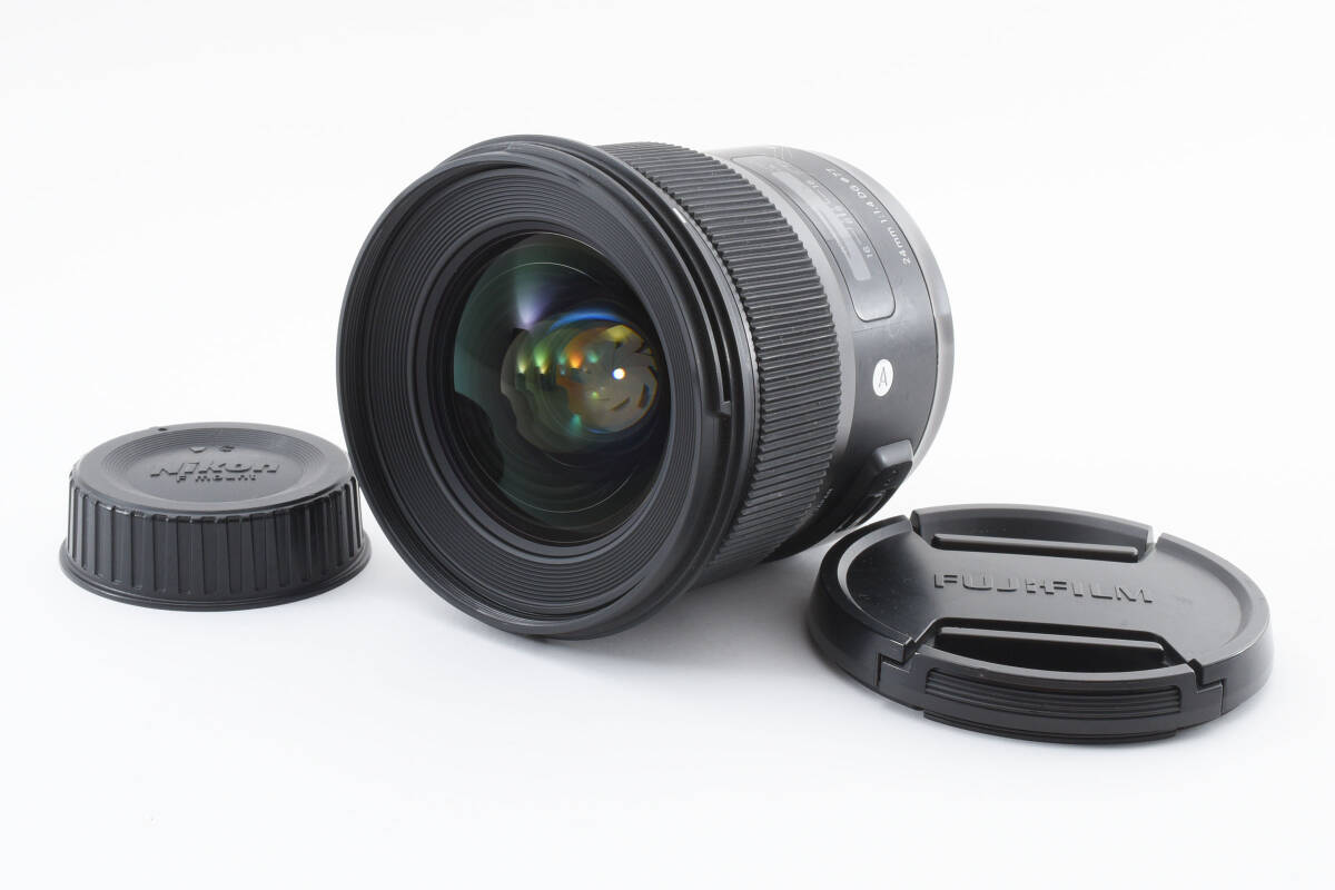 ★良品★ SIGMA シグマ 24mm F1.4 DG HSM Art For Nikon ニコン Fマウント 大口径広角レンズ #1529_画像1