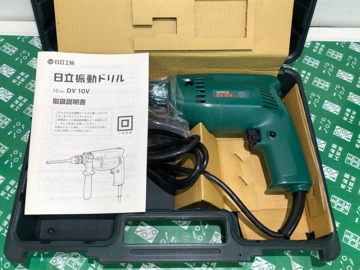 未使用中古品 電動工具 HiKOKI ハイコーキ 振動ドリルDV10V 木工 木材加工、鉄工 金属加工 IT0S140XJWGW_画像1