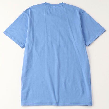 【新品タグ付き】ポロラルフローレン クルーネック半袖Tシャツ M サックス