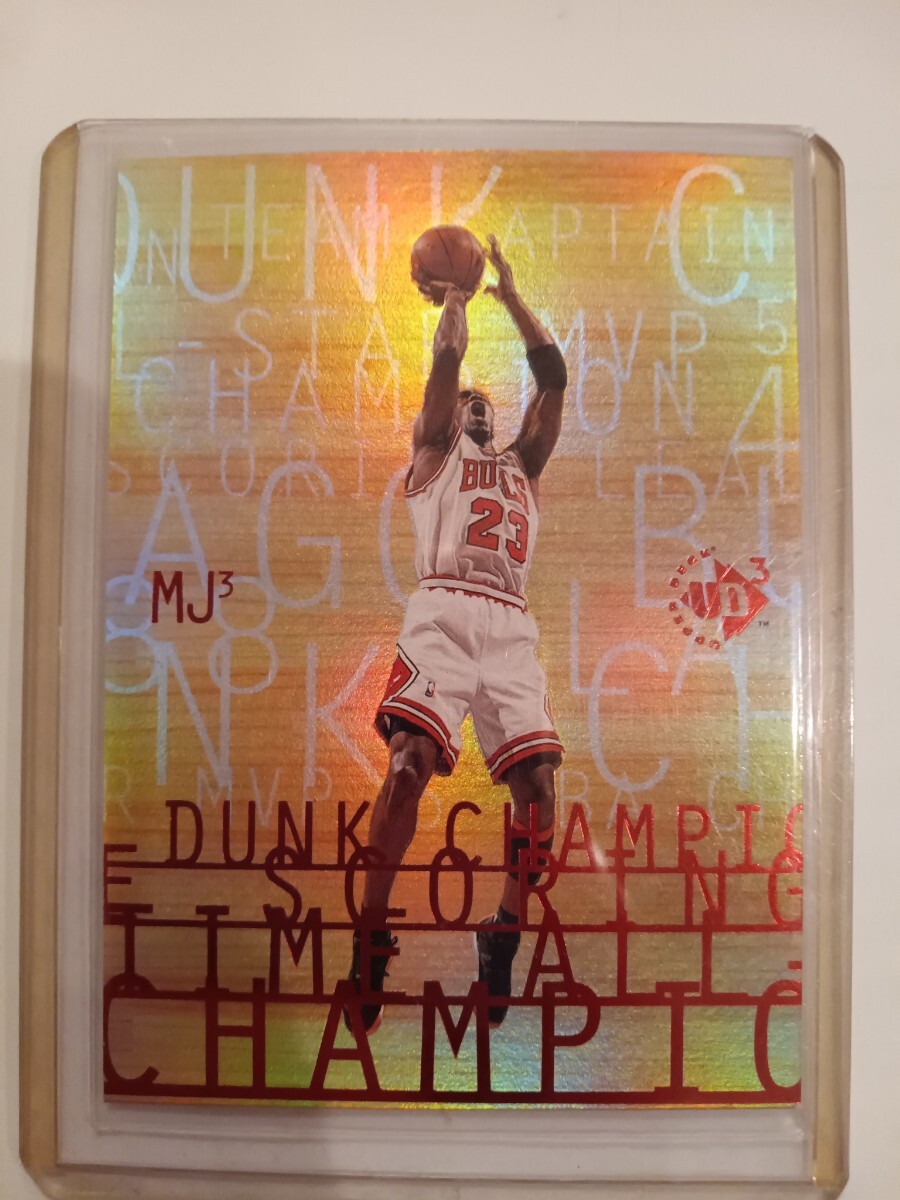 1997 UPPER DECK UD3 #MJ3-2 MICHAEL JORDAN マイケル・ジョーダン ダイカット カード NBAカード インサートカードの画像1