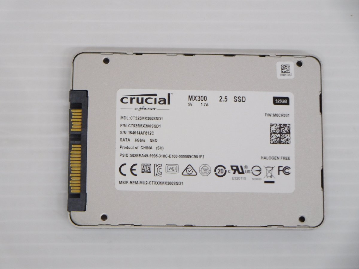 2.5インチ　525GB　SSD■クルーシャル crucial■CT525MX300SSD1■(8)_画像2