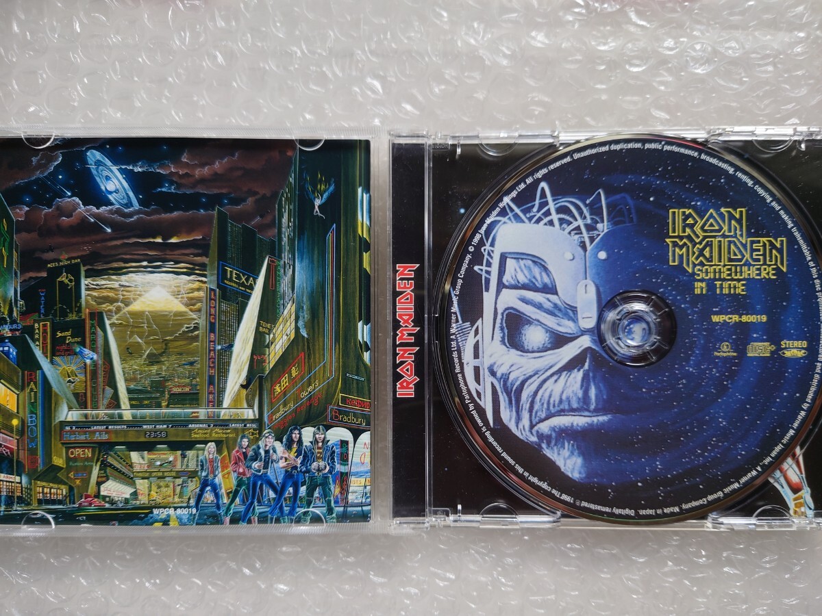 【デジタル・リマスター／帯付国内盤】IRON MAIDEN／アイアン・メイデン 『サムホエア・イン・タイム／SOMEWHERE IN TIME』2014年発売盤_画像4