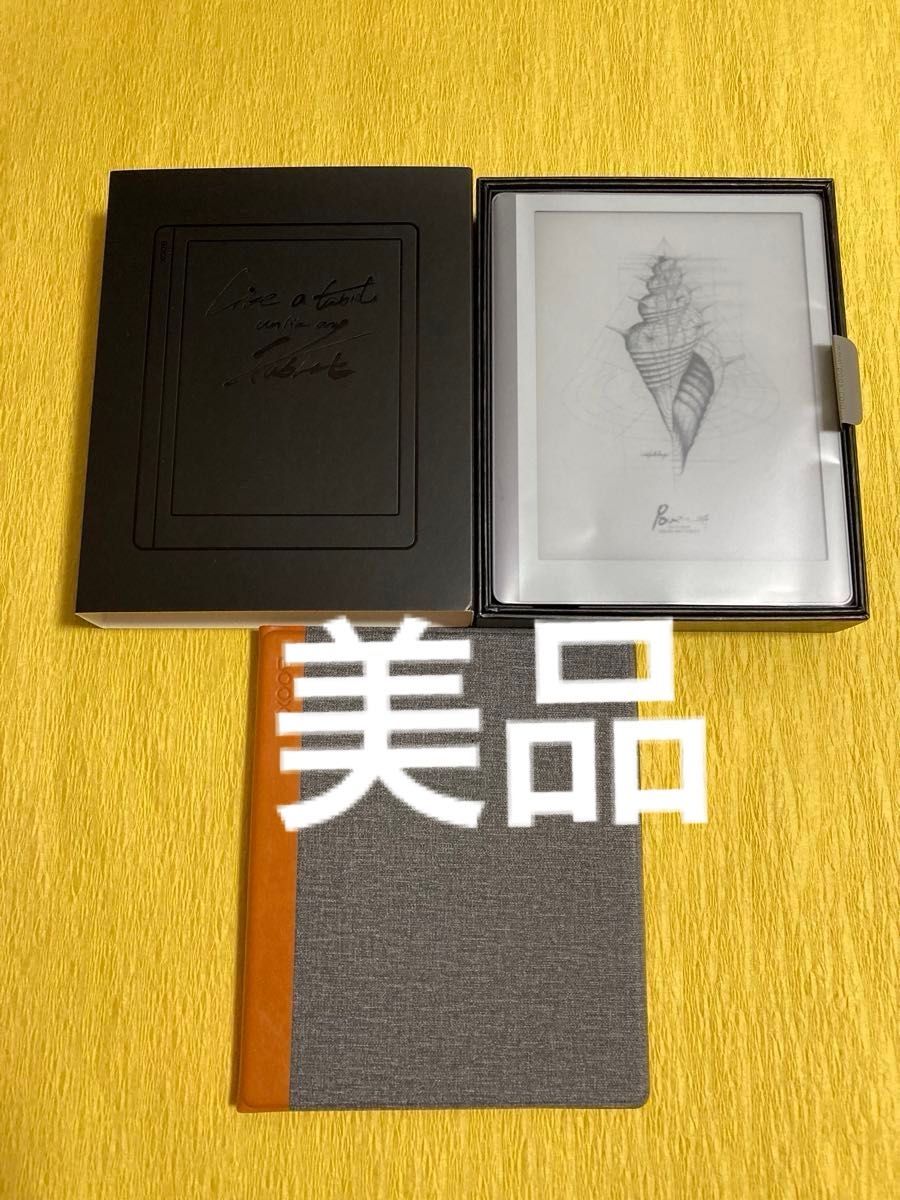 【美品】 ONYX BOOX leaf 純正専用カバー付き 電子書籍リーダー