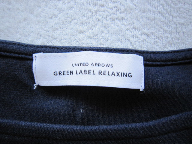 中古美品United Arrowsgreen label relaxing綠色reberurirakushingu上衣裁剪車縫藏青色藏青色 原文:☆中古美品☆ユナイテッドアローズ☆green label relaxing☆グリーンレーベルリラクシング☆トップス☆カットソー☆紺色☆ネイビー☆