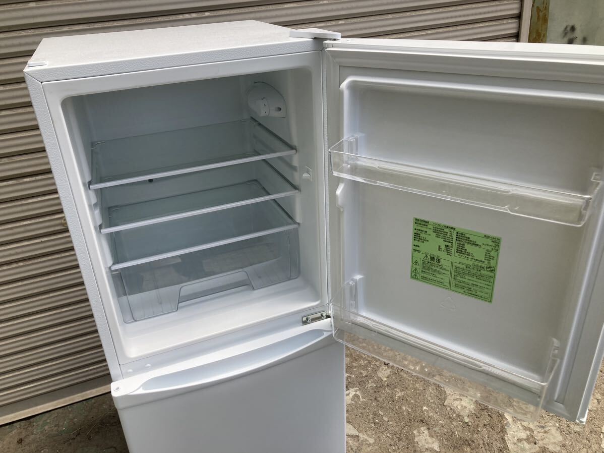 C121 2022年製 IRSD-14A-W ノンフロン冷凍冷蔵庫 アイリスオーヤマ IRIS OHYAMA 家電製品　引き取り歓迎 広島県 一人暮らしサイズ 容量142L_画像7