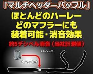 ハーレーパーツ パインバレー 消音バッフル マルチヘッダー マフラー ハーレー ツインカム ソフテイル ダイナ スポーツスター ツーリング_画像9