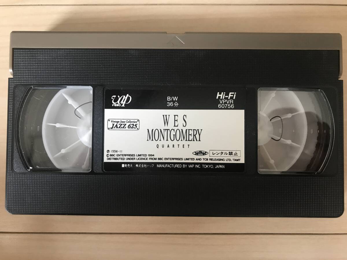 【ジャンク】ウェス・モンゴメリー　ジャズ黄金時代の巨人たち/VHS_画像3