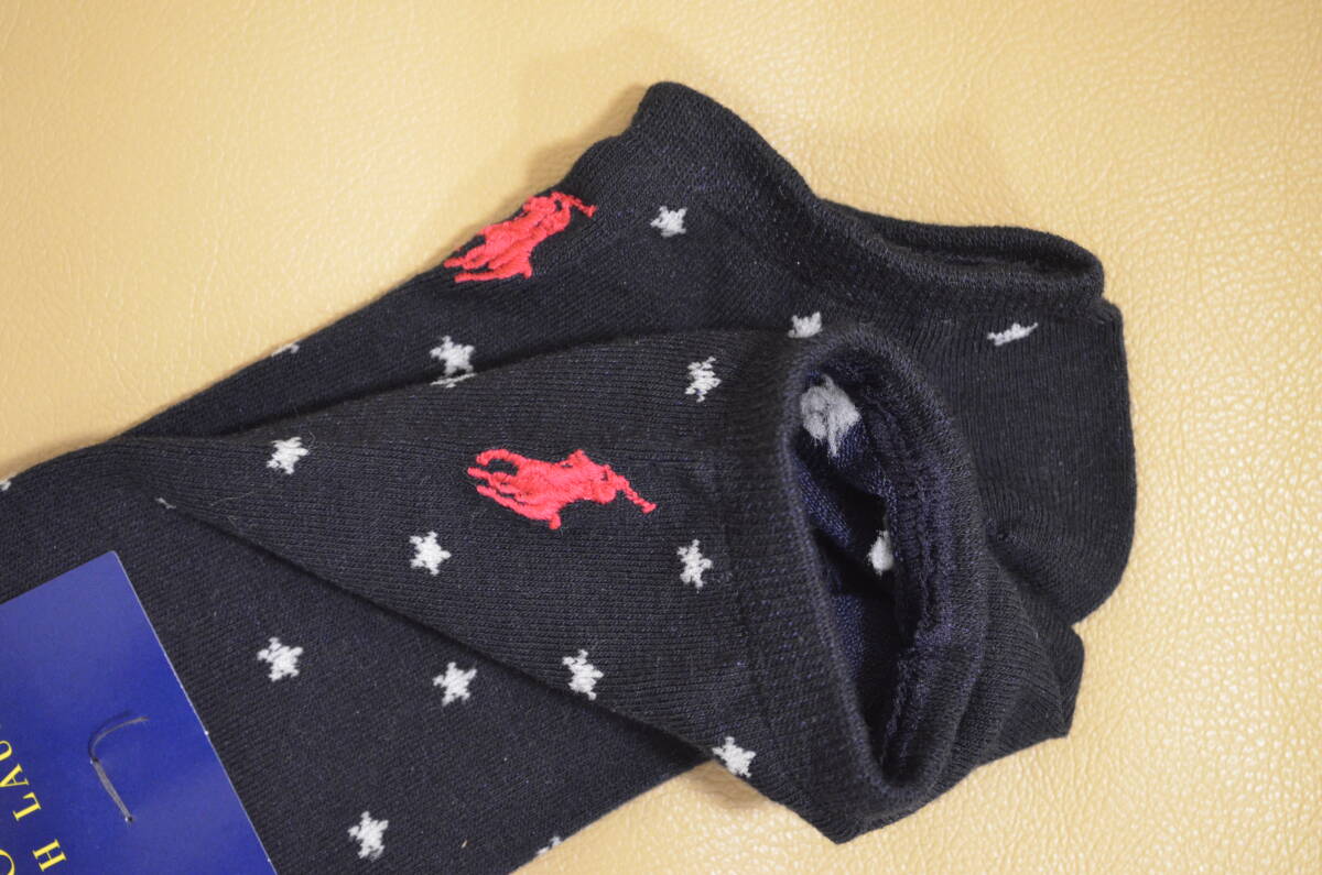 新品　未使用 　タグ付き　女性　POLO RALPH LAUREN 　ポロラルフローレン　スニーカー丈ソックス　２足セット 送料無料