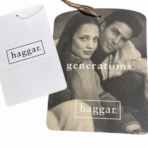 送料230円～未使用■ヘイガー／haggar ■コットン素材 チェック柄 半袖 ボタンダウンシャツ 定価6,300円 メンズ 大きめMサイズ_画像5