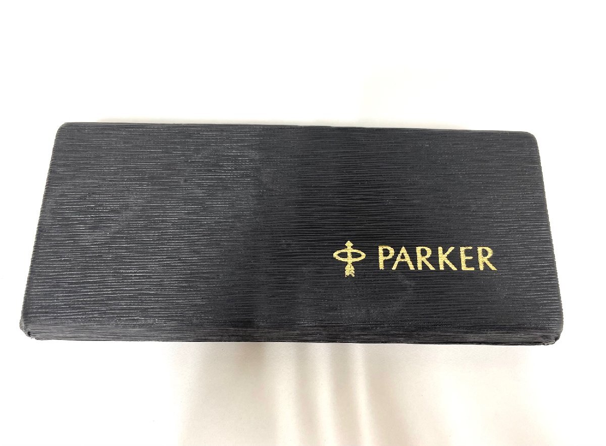 【L09888】 PARKER 75　パーカー　万年筆・ボールペンセット　ペン先金性無　箱付　動作未確認　未使用品　経年保管品　ジャンク品_画像9