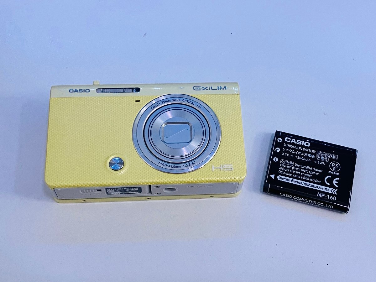 【D87407】カメラ CASIO EXILIM 25mm WIDE OPTICSL 10x F=4.5-45.0mm 1:3.5-6.5 ジャンク疑いあり品(動作未確認のため) 現状品の画像1