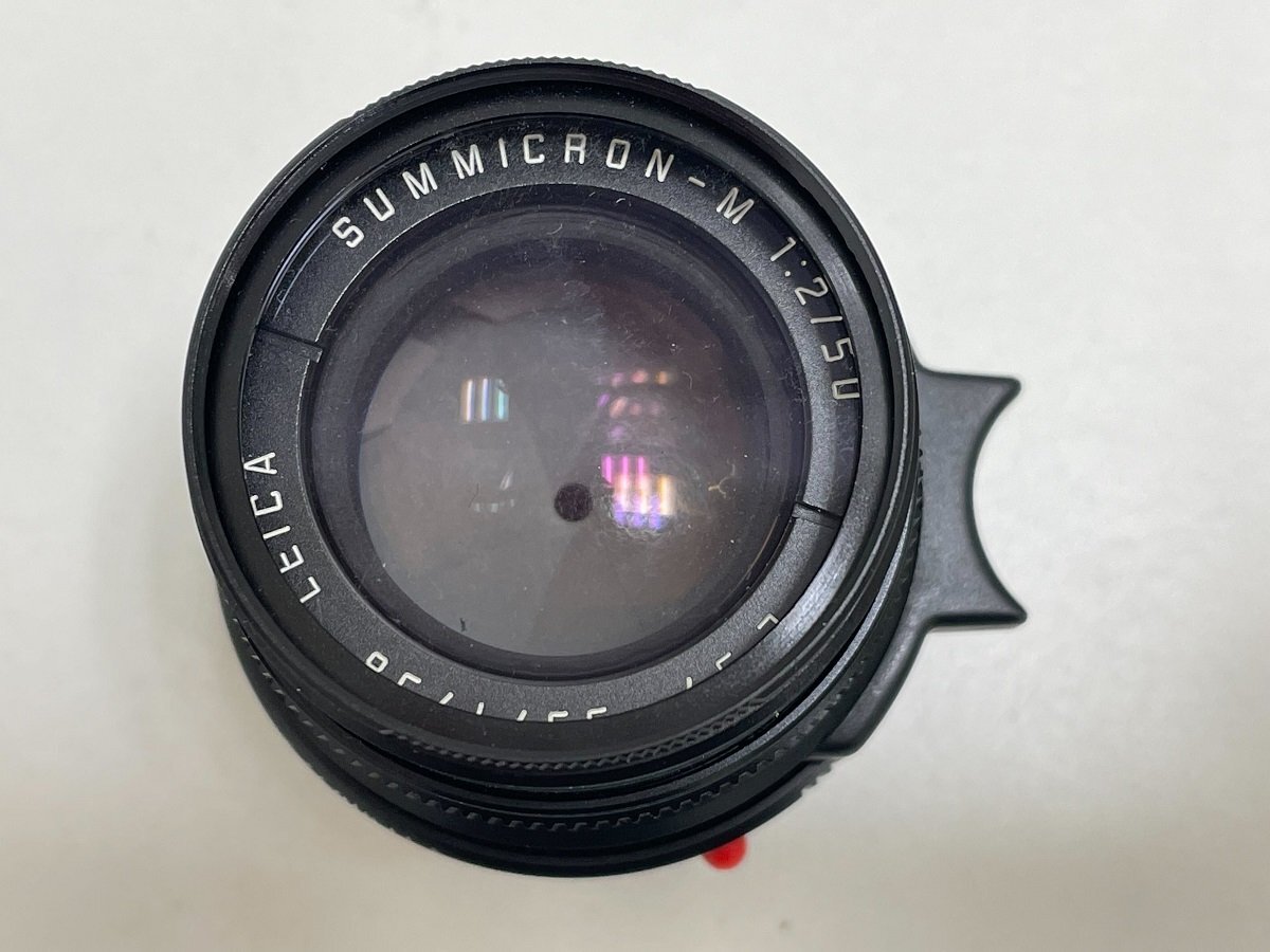【J93453】Leica SUMMICRON-M 1:2/50 3571758 ライカ カメラレンズ 動作未確認 レンズケース付 元箱付の画像2