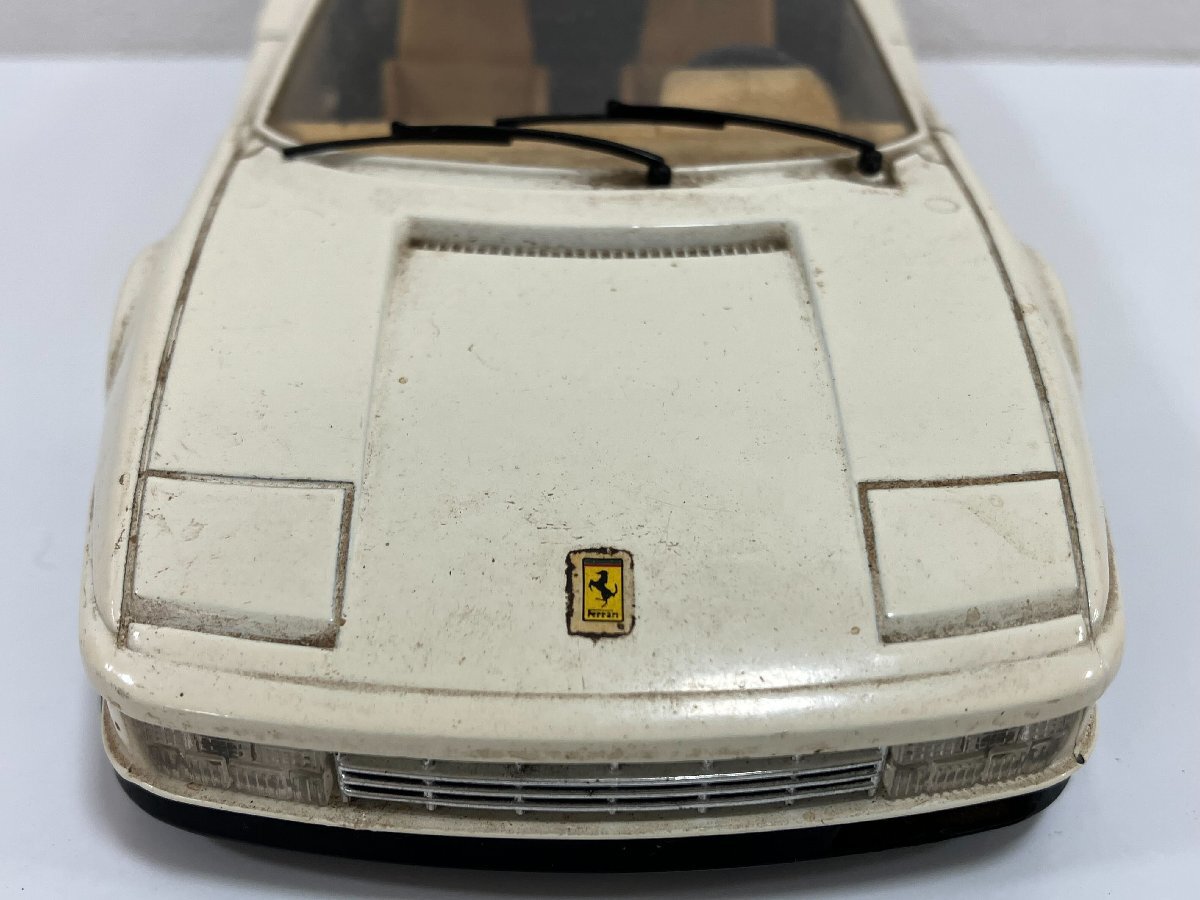 【N84895】Bburago ブラーゴ ミニカー フェラーリ Ferrari testarossa テスタロッサ 1984 1/24 詳細不明 傷汚れ多数 現状品 ジャンク品の画像2