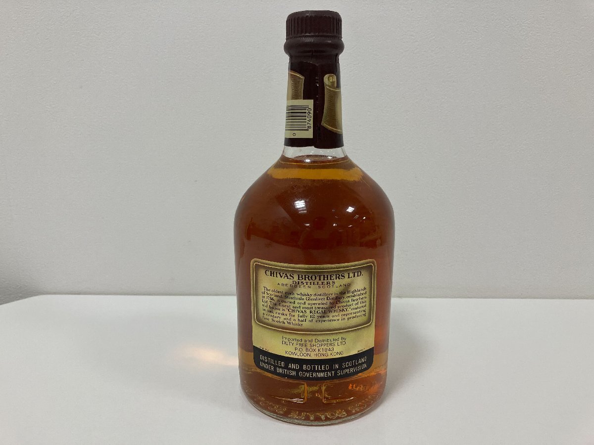 【C00687】 CHIVAS REGAL 12年　シーバス リーガル　BLENDED SCOTCH WHISKY　スコッチ ウイスキー　未開栓　750ml　43%　【中古品】_画像2