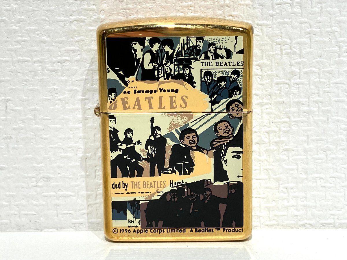 【S72134】ZIPPO　THE BEATLES　ジッポー　ライター　ビートルズ　ケース付　経年保管品　中古品　動作未確認_画像4