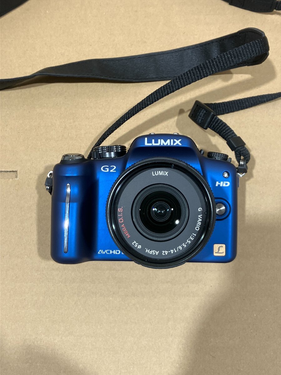 【G98564】Panasonic LUMIX ミラーレス一眼レフ カメラ 本体 充電器 DMC-GH2 通電確認品！_画像2