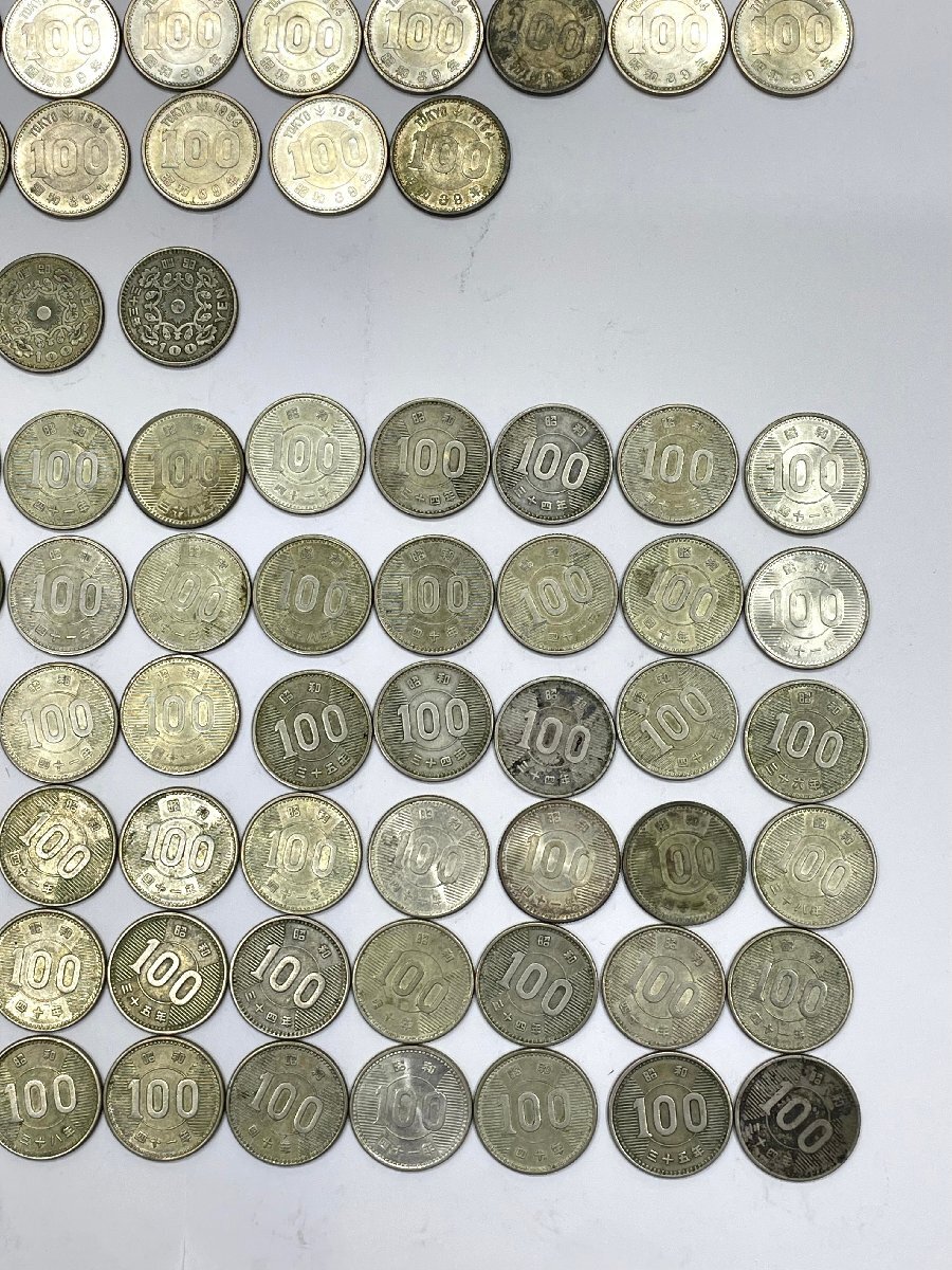 【U10556】古銭 記念硬貨 100円銀貨 まとめ 85枚 五輪 鳳凰 稲 昭和39年 東京オリンピック 東京五輪_画像9