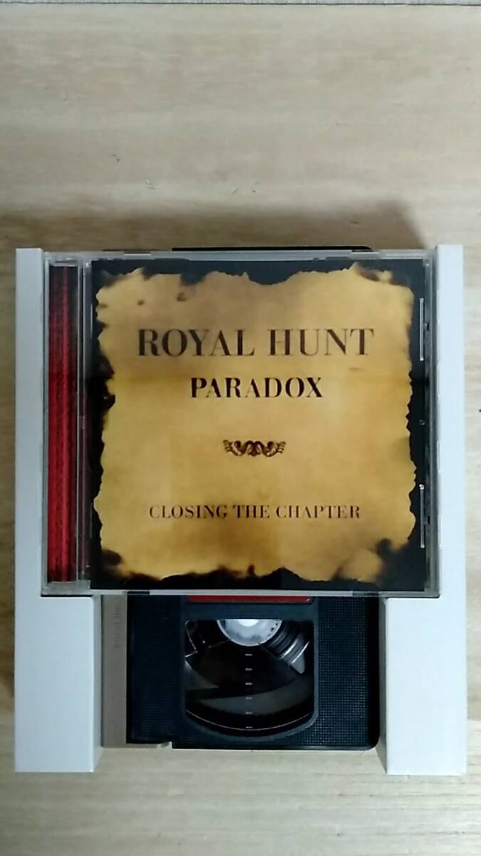 [m13416y k] ロイヤル・ハント Paradox - Closing the Chapter　CD+VHSビデオ　ROYAL HUNT_画像4