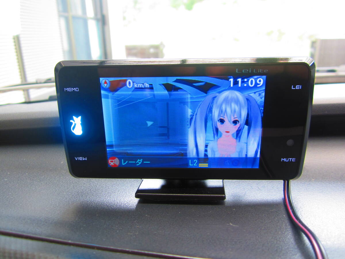 Yupiteru Lei Lite GPS& антирадар Kirishima Ray модель с некоторыми замечаниями Junk товар 