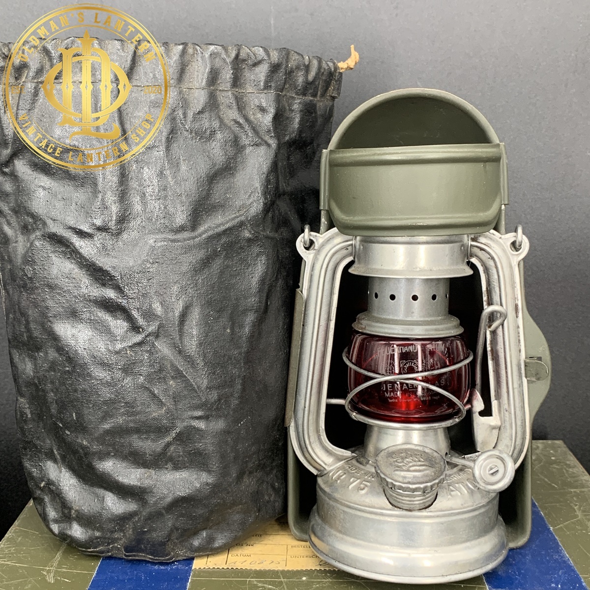 稀少美品 FEUERHAND 75 atom マーチングランタン 純正巾着付き