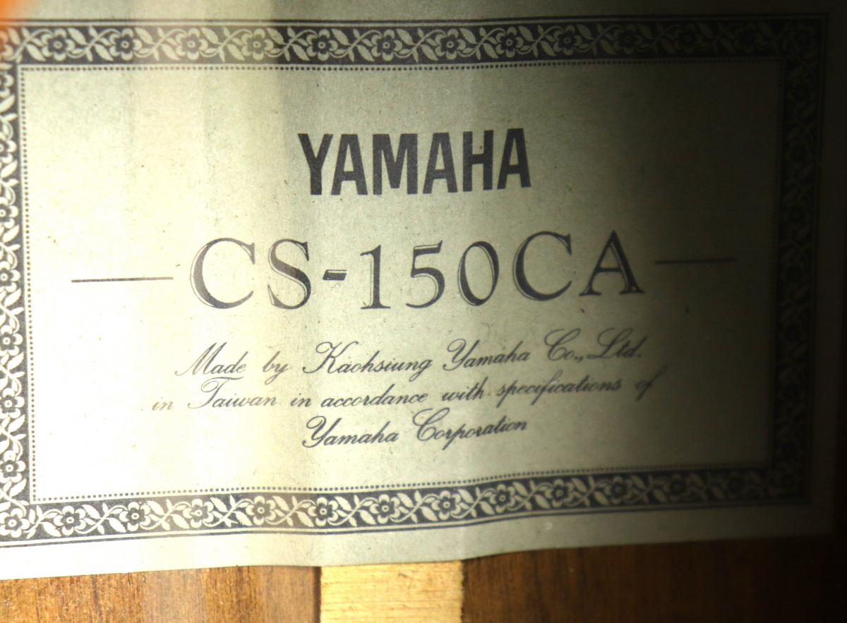 【ジャンク品】YAMAHA CS-150CA ヤマハ クラシックギター 楽器 弦楽器 004JSIJO90_画像3
