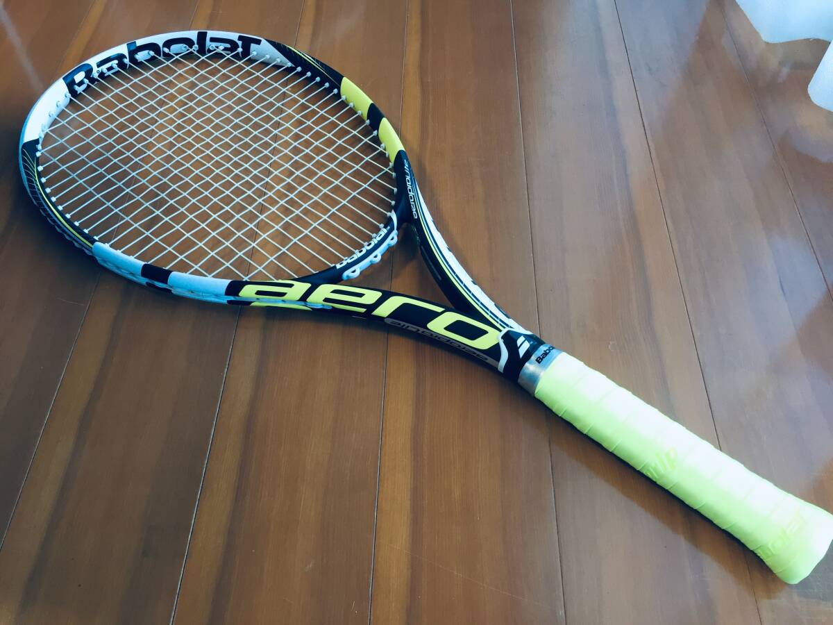 美品!! バボラ アエロプロライト Babolat aero pro lite グリップ2(アエロプロドライブ)_画像1