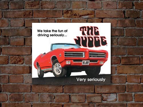 メタルサイン 「ポンティアック GTO The Judge」 #1430 看板 インテリア 直輸入 アメリカ製 アメリカ雑貨 アメ_画像1
