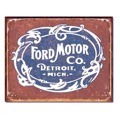 メタルサイン 「フォード Historic Logo」 #1707 Ford ブリキ看板 ガレージ アメリカ雑貨 アメリカン雑貨_画像2