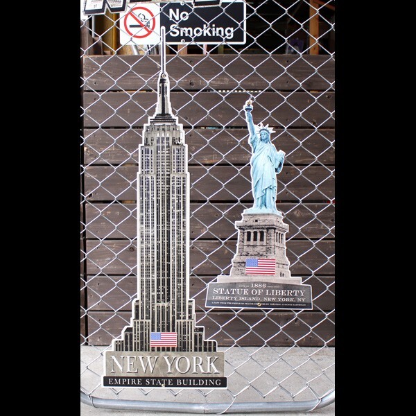 アメリカンスティールサイン「Statue of Liverty」 PS-325 自由の女神 ニューヨーク メタルサイン 看板 アメ_画像4