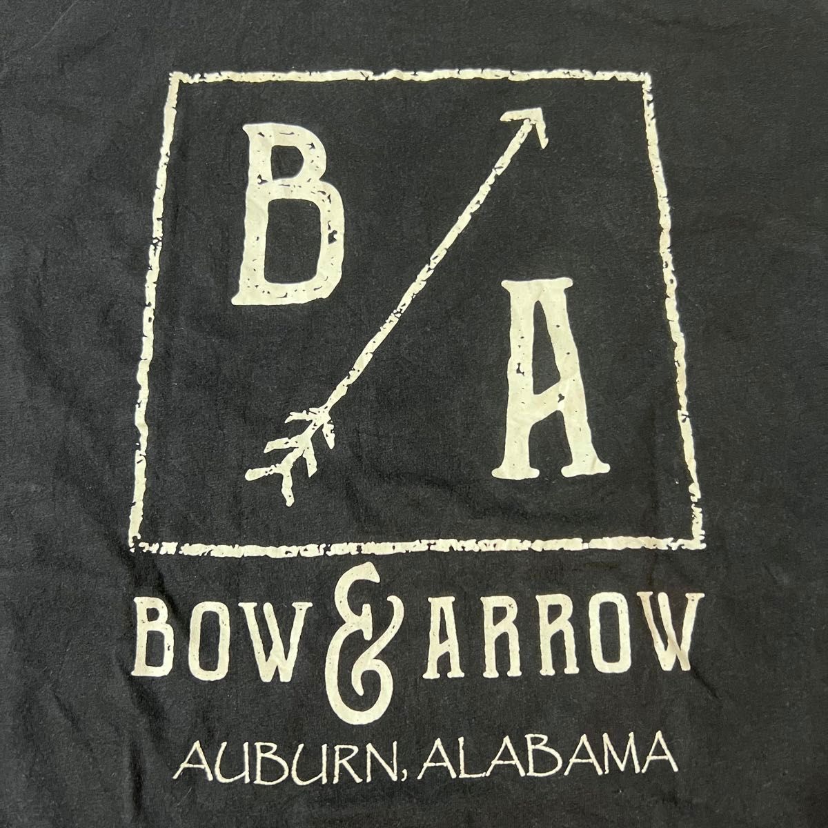 US 輸入　Tシャツ　Bow & arrow ブラック　黒　Mサイズ　古着　希少