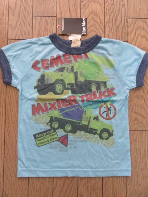 【新品】Blue Mart車柄半袖Tシャツ　１３０　ブルー_画像3