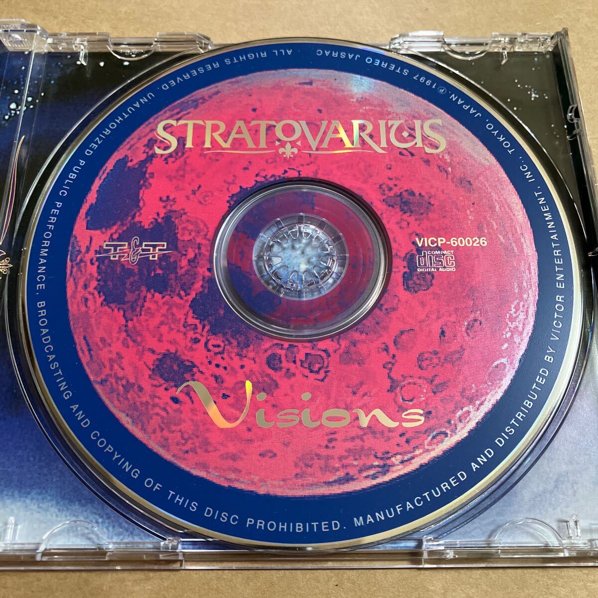 CD STRATOVARIUS / ヴィジョンズ VICP60026 ストラトヴァリウス VISIONS 帯に少し使用感あり_画像3