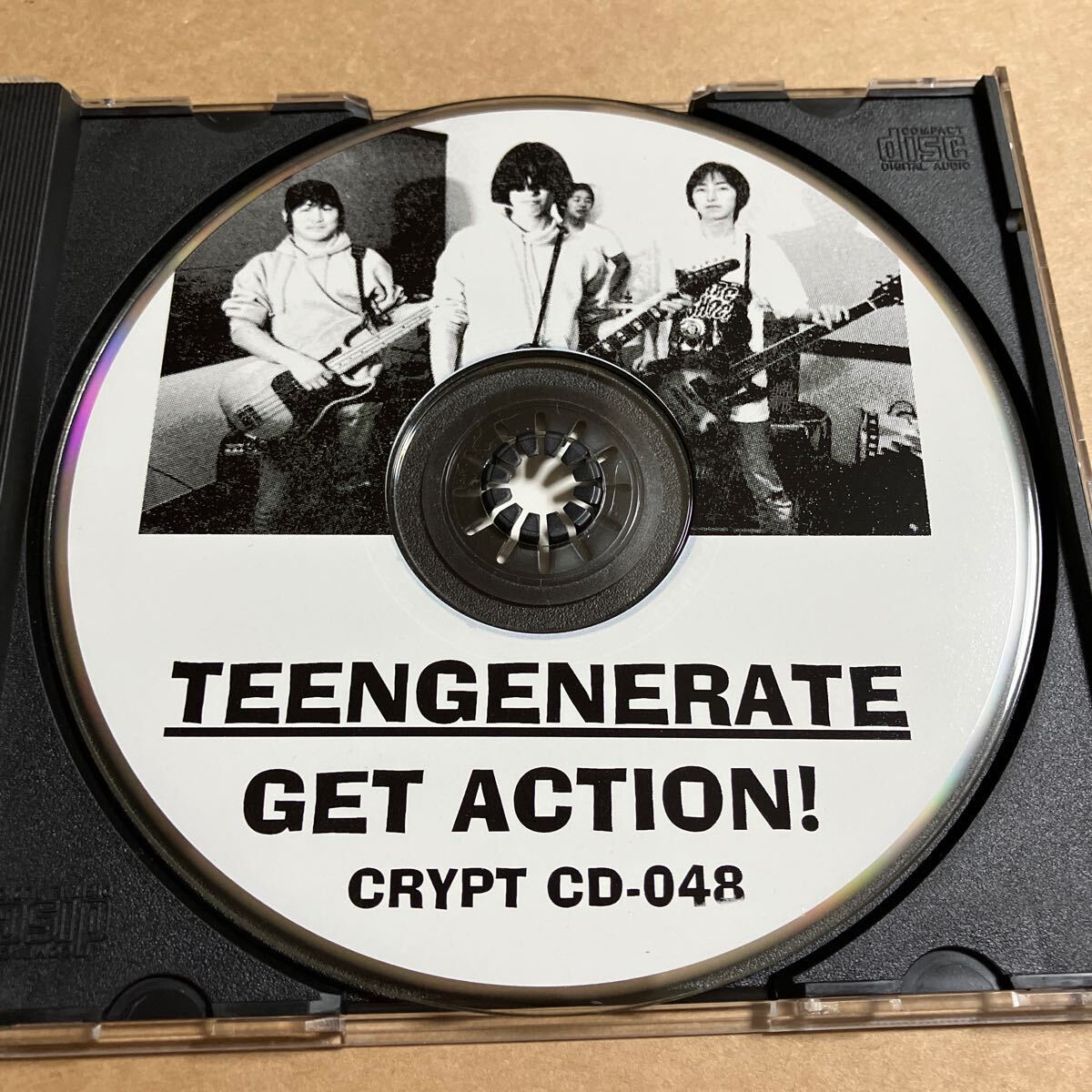 CD TEENGENERATE / GET ACTION CRYPT048 tea njene Ray toCRYPT RECORDS : GARAGE punk heaven country FIRESTARTER case attrition 