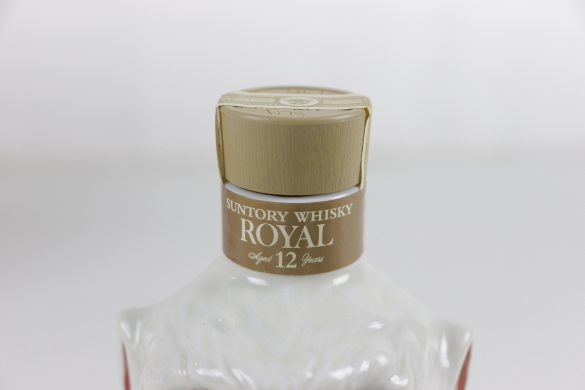 【未開栓品】SUNTORY WHISKY ROYAL 12年 申歳 サントリー ウイスキー ローヤル 干支ボトル 記念 箱付き 020JNGJH78_画像9