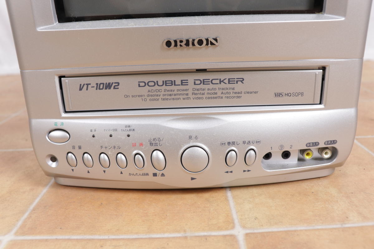動作OK】ORION VT-10W2 オリオンテレビデオ10型カラーテレビ
