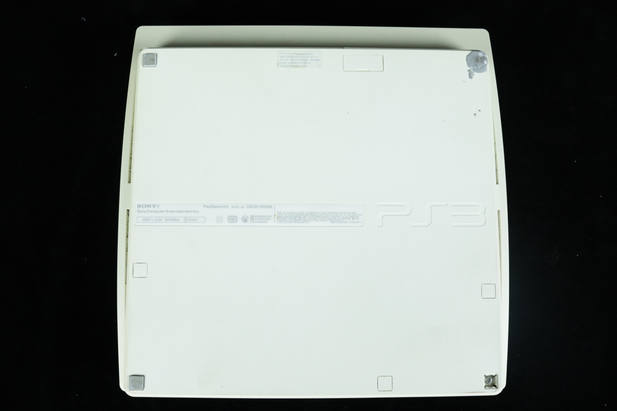 【動作OK】SONY CECH-2500A ソニー PS3 PlayStation3 プレステーション3 ホワイト 初期化済 008JYCJL84_画像6