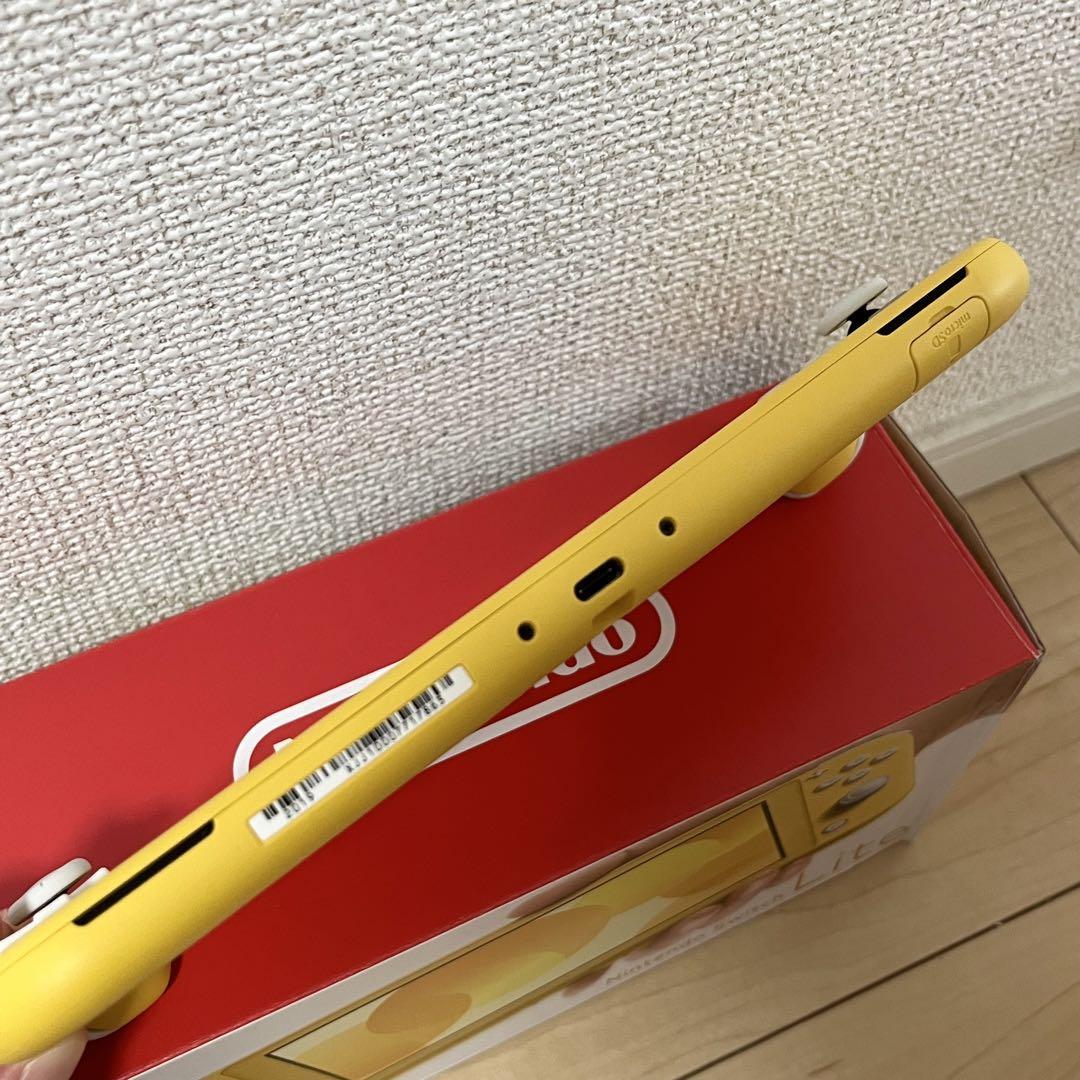  box * case attaching beautiful goods Nintendo Switch Lite switch light yellow yellow color 