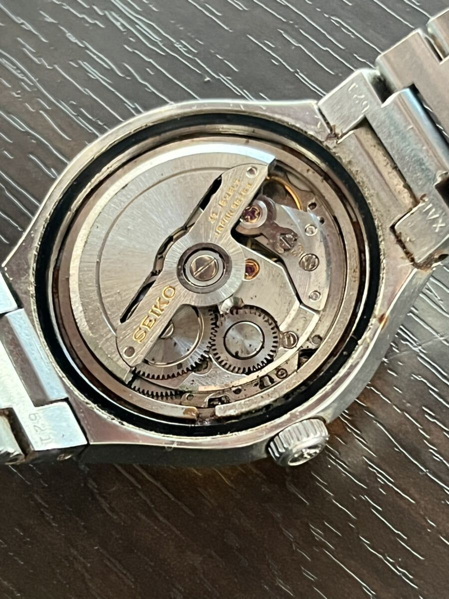 キングセイコー バナック KING SEIKO VANAC 自動巻 KS automatic 機械式 メンズ腕時計 5626-7220 ビンテージ カットガラス 動作品_画像3