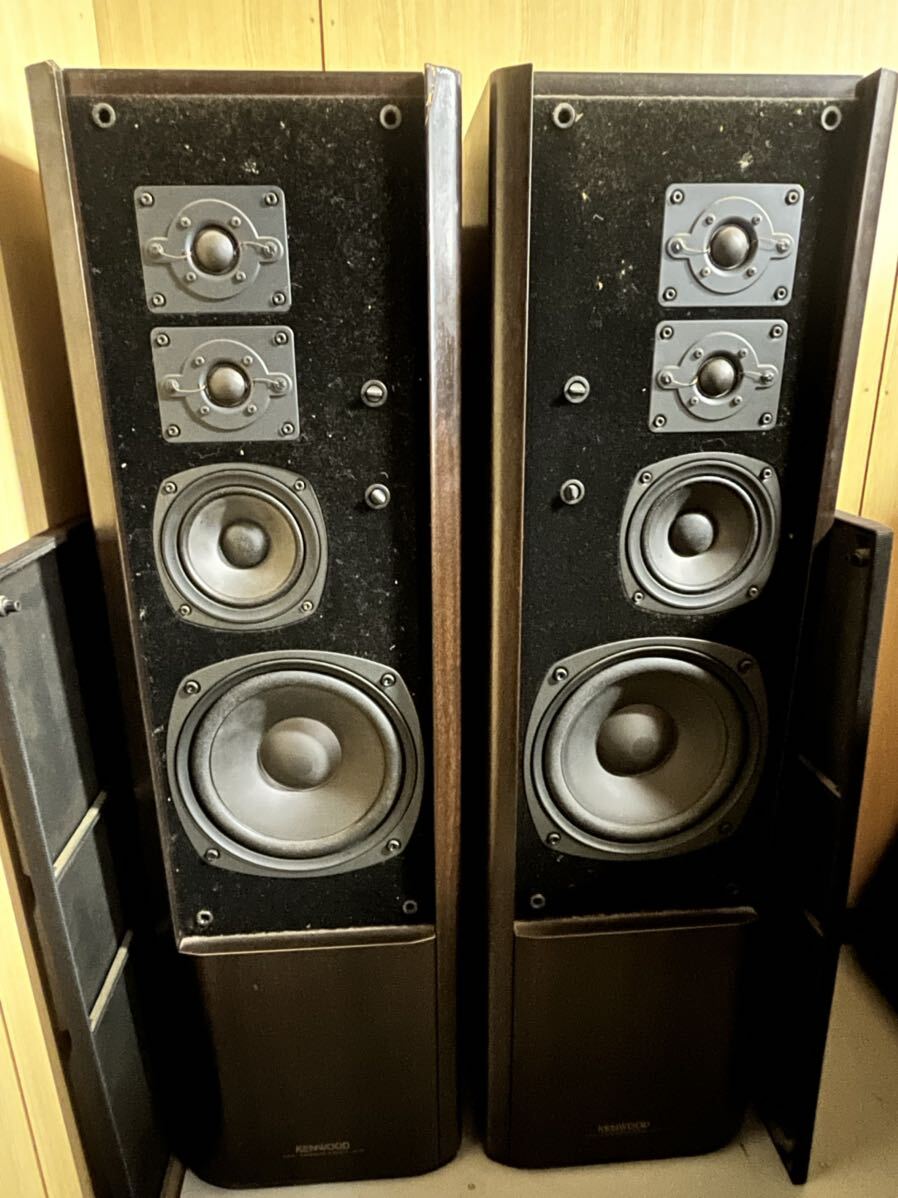  Kenwood KENWOOD 3 way speaker LS-07 audio tallboy 3way speaker system operation goods 