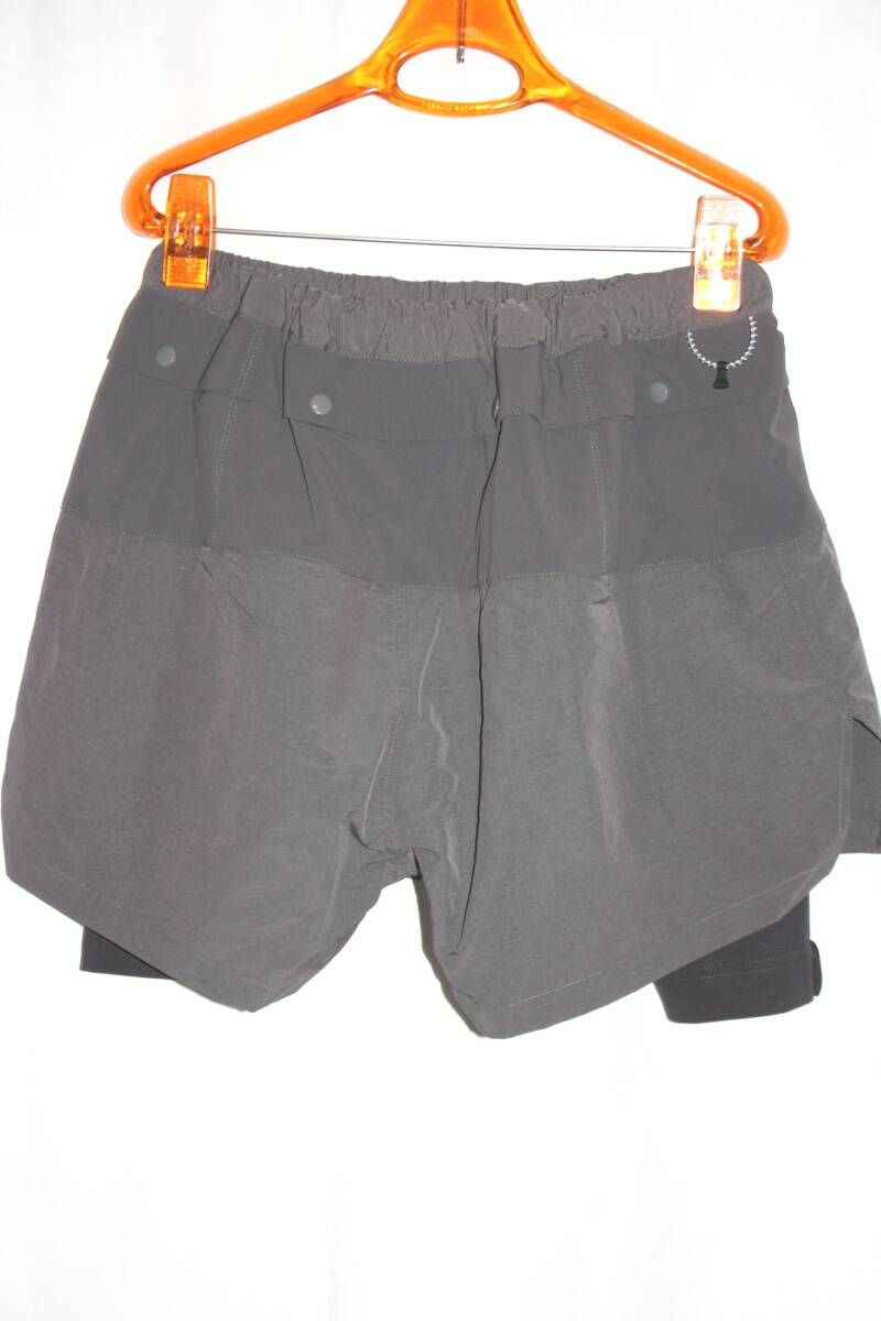 COMFY OUTDOOR GARMENT 23SS CMF RUN SHORTS GREY L 新品 コムフィ アウトドア ガーメント ランニングショーツ ショートパンツ グレー_画像4