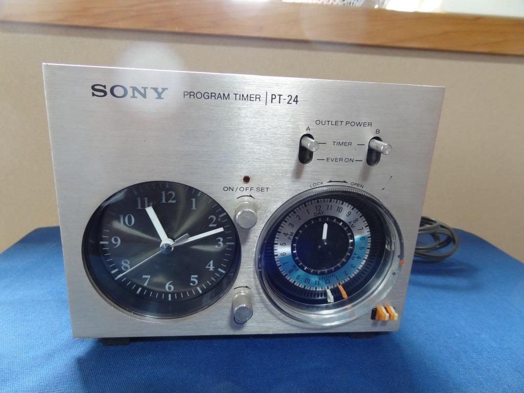 SONY program таймер PT-24 Sony часы аудио таймер 