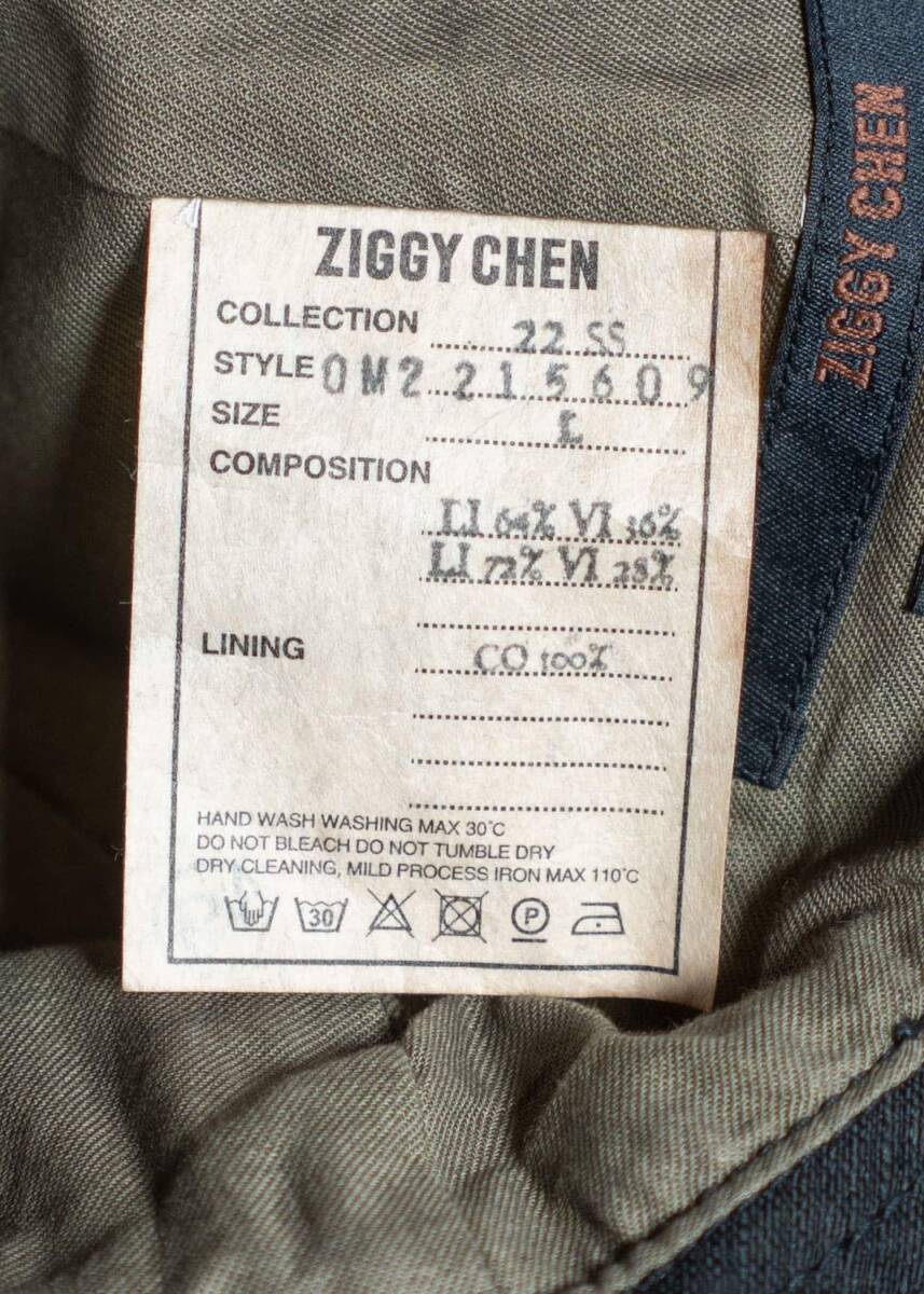 ZIGGY CHEN ジギーチェン リネンサファリハット ハット 中古_画像7