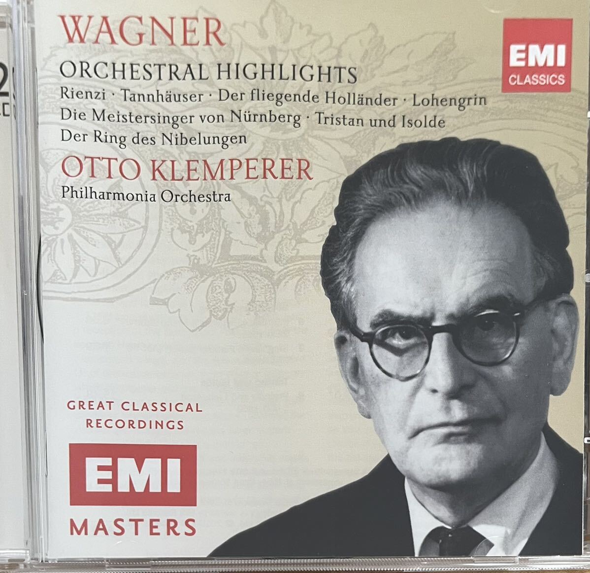 クレンペラー ワーグナー 管弦楽曲集 CD ２枚組 フィルハーモニア管弦楽団 タンホイザー マイスタージンガーの画像1