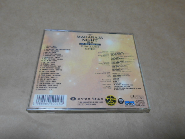 CD　マハラジャ・ナイト　MAHARAJA　NIGHT　１３　EURO　CLASSICS　EDITION　NON-STOP　DISCO　MIX_画像2